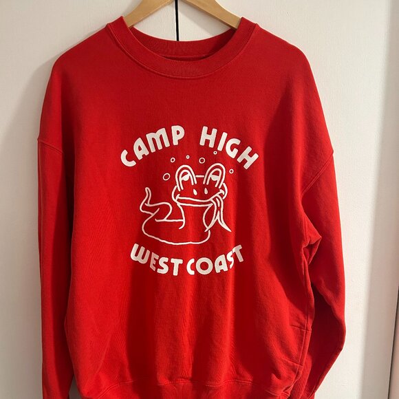Camp High - West Coast High Roller Red Sweatshirt (Medium) - Picture 1 of 3